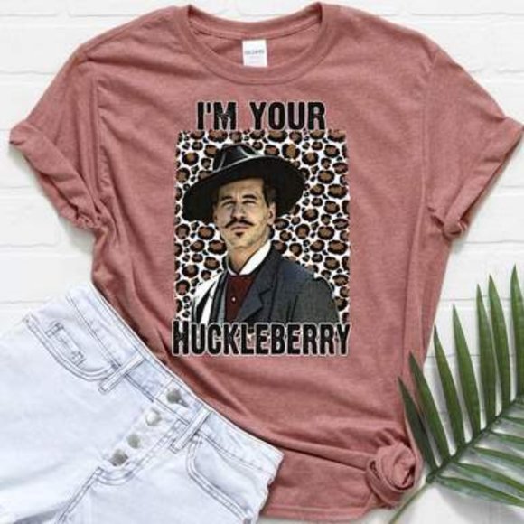 IM YOUR HUCKLEBERRY Handmade Graphic Tee - Picture 4 of 5